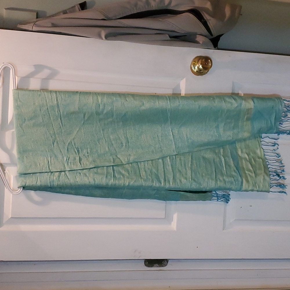 INS Turquoise and Gold Scarf
